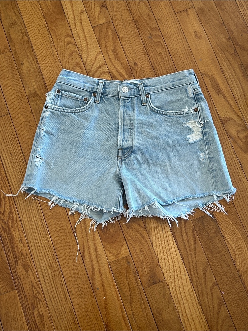 Agolde Parker Long Shorts